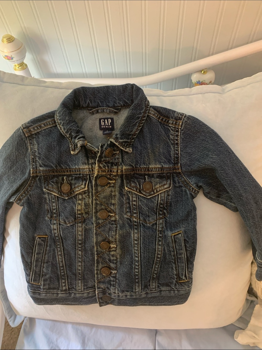 GAP Kids Dark Indigo Denim Jacket